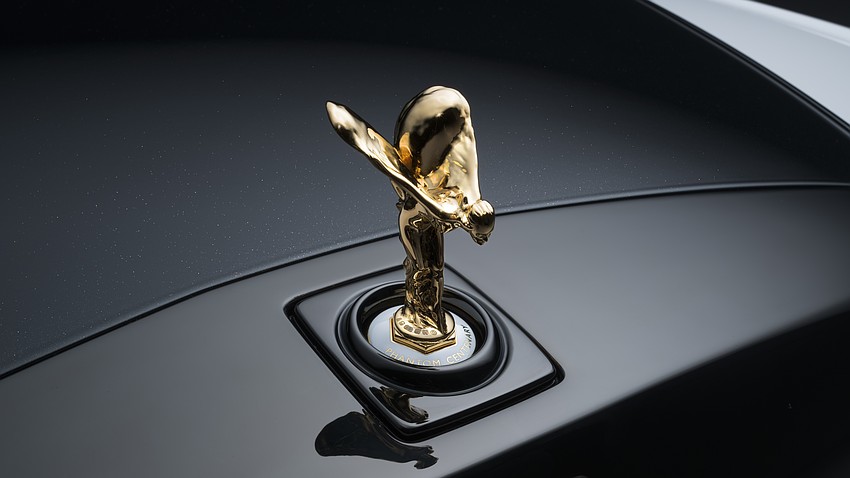 The Spirit of Ecstasy sculpture is featured on the hood of Rolls-Royce cars was The Spirit of Ecstasy sculpture is featured on the hood of Rolls-Royce cars was