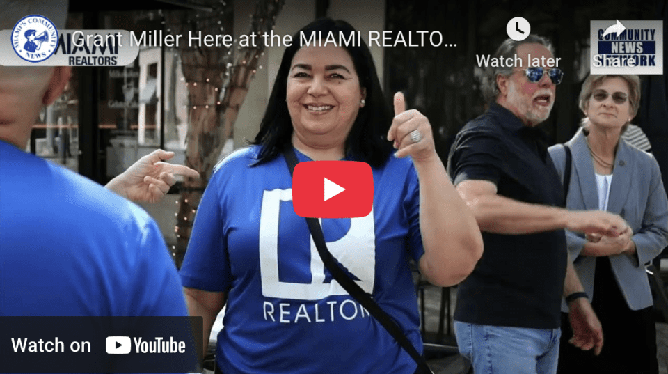 Bring the Coral Gables Letters to Life: Grant Miller Here at the MIAMI REALTORS® Launch Coral Gables Letters Initiative