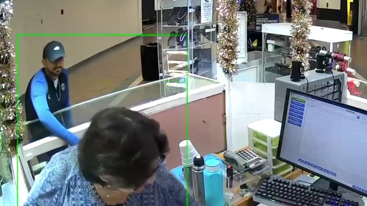 Surveillance video shows man stealing from jewelry counter in Miami – NBC 6 South Florida