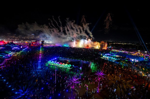 A fireworks and drone show is a staple of opening...