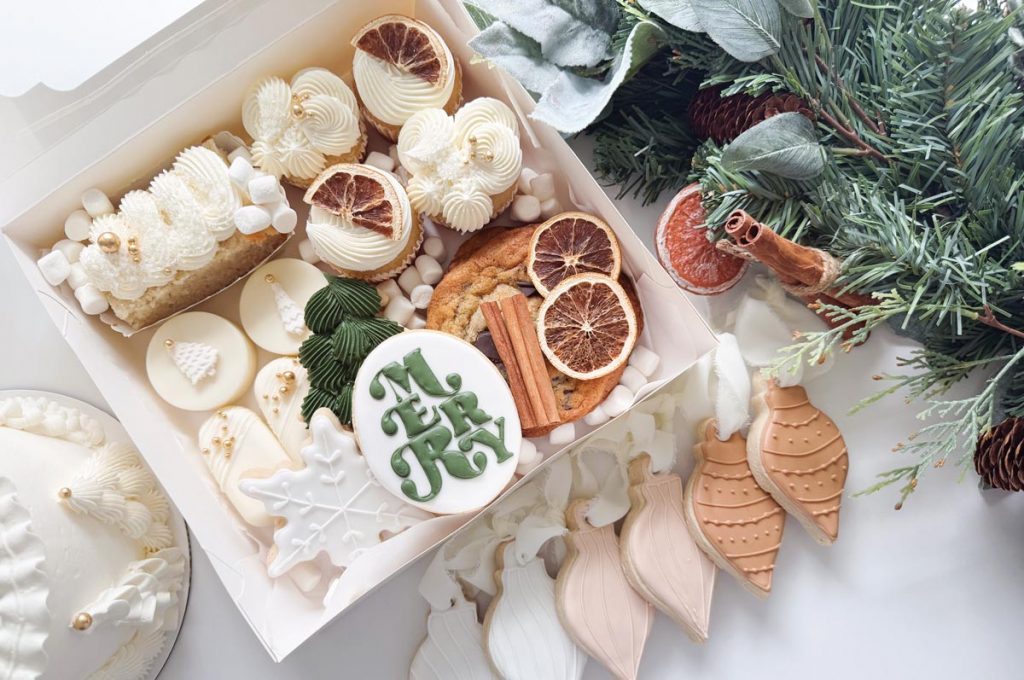 The December box from Beck’s Bake Shop is filled with treats that taste as good as they look. Photo courtesy of Beck’s Dessert Shop