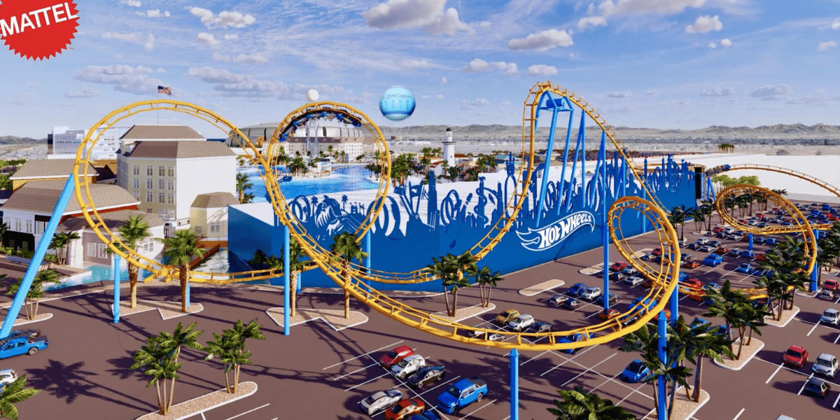 Concept art for Mattel Adventure Park