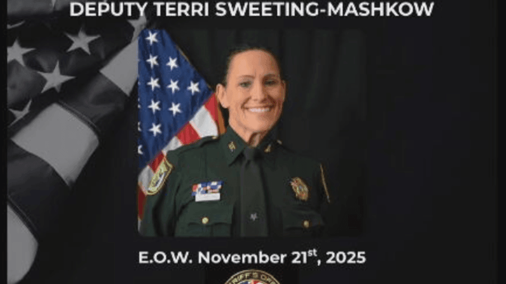 Indian River County Sheriff Deputy Terri Mashkow was shot and killed Friday morning while serving an eviction notice at a home near Vero Beach. (Joan Bennett){p}{/p}