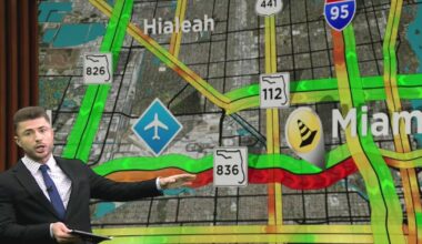 Emergency closure snarls eastbound SR 836 traffic in Miami; detours in place on the Dolphin Expressway