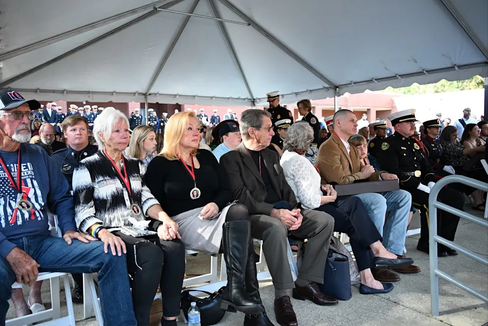 Orlando firefighter Amanda Adams was honored at the Florida Fallen Firefighter Memorial Ceremony on November 21 at the Florida State Fire College in Ocala.