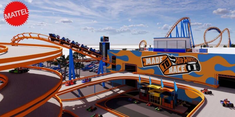 Mattel Adventure Park Hot Wheels concept art