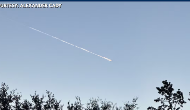 Mysterious Fiery Streak Appears in Central Florida Skies