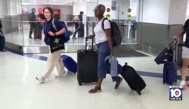 More Jamaicans arrive at Miami International Airport 5 days after Hurricane Melissa