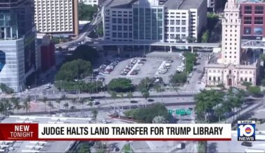 Judge rules to temporarily stop transfer of Miami Dade College land for Trump library