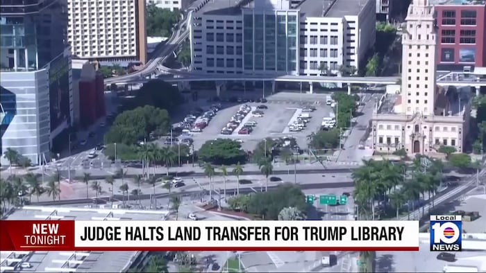 Judge rules to temporarily stop transfer of Miami Dade College land for Trump library