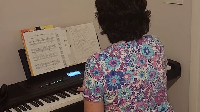Breast Cancer Survivor Thrives - Learning to Play Piano
