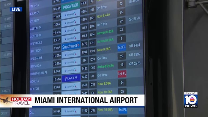 Dozens of flights get delayed at MIA and FLL