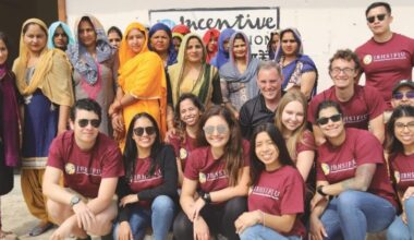 Business students mark 10 years of social impact through partnership with women in India