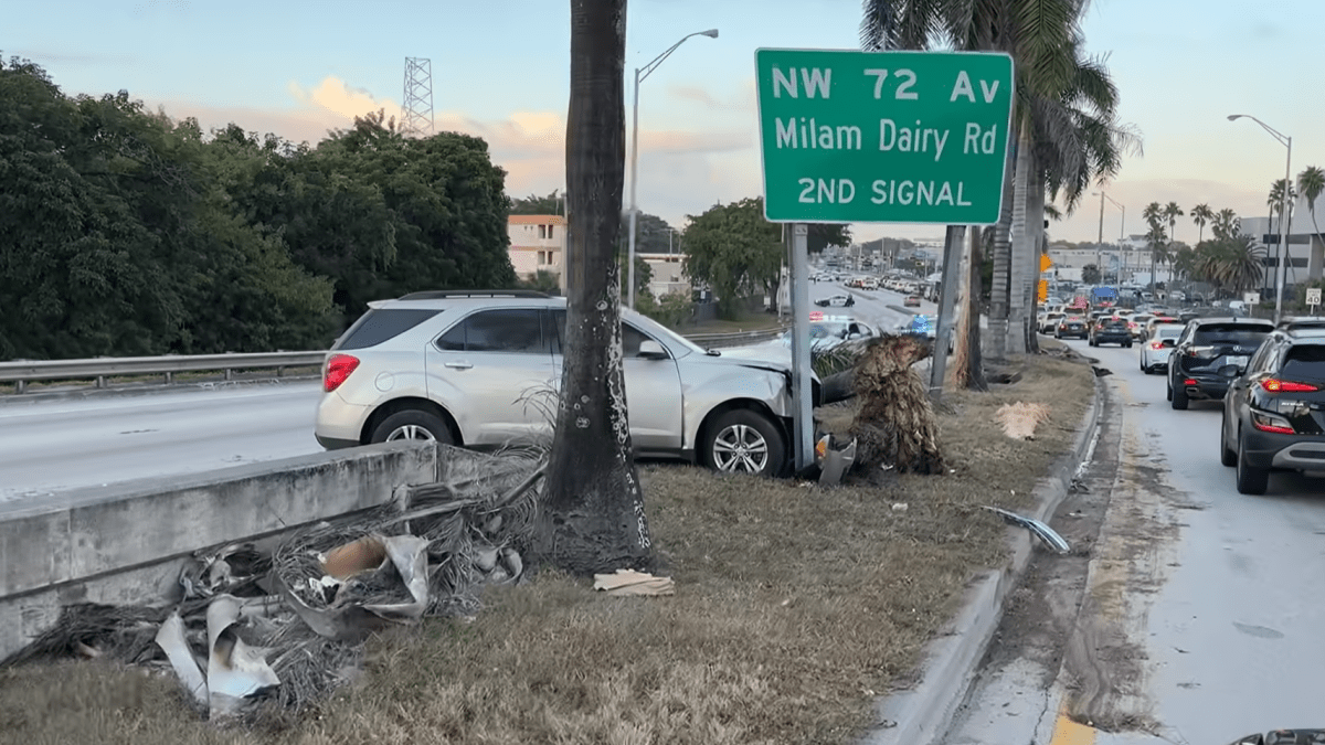 Man killed in crash that shut down NW 36th St before Milam Dairy Road – NBC 6 South Florida