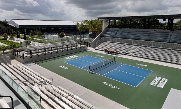 The Fort, Fort Lauderdale’s new pickleball complex at Snyder Park...
