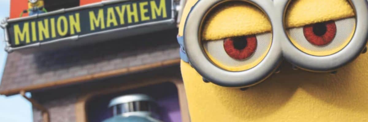 Minion at Universal Orlando Resort's Despicable Me; Minion Mayhem ride