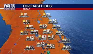 Orlando Weather: Warmer weather continues for Central Florida this week