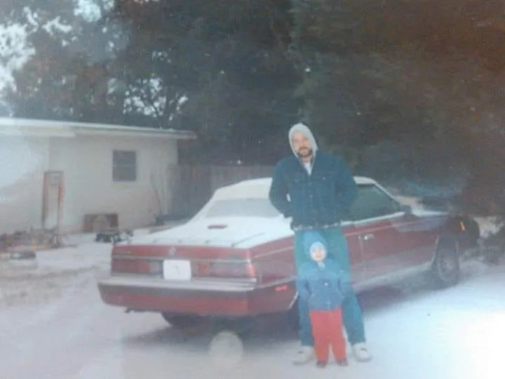 Viewer Christina shared a picture of her and her dad in the snow