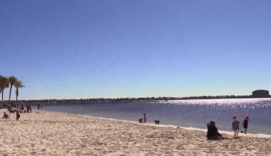 Cape Coral beachgoers embrace chilly weather as cold front hits Southwest Florida