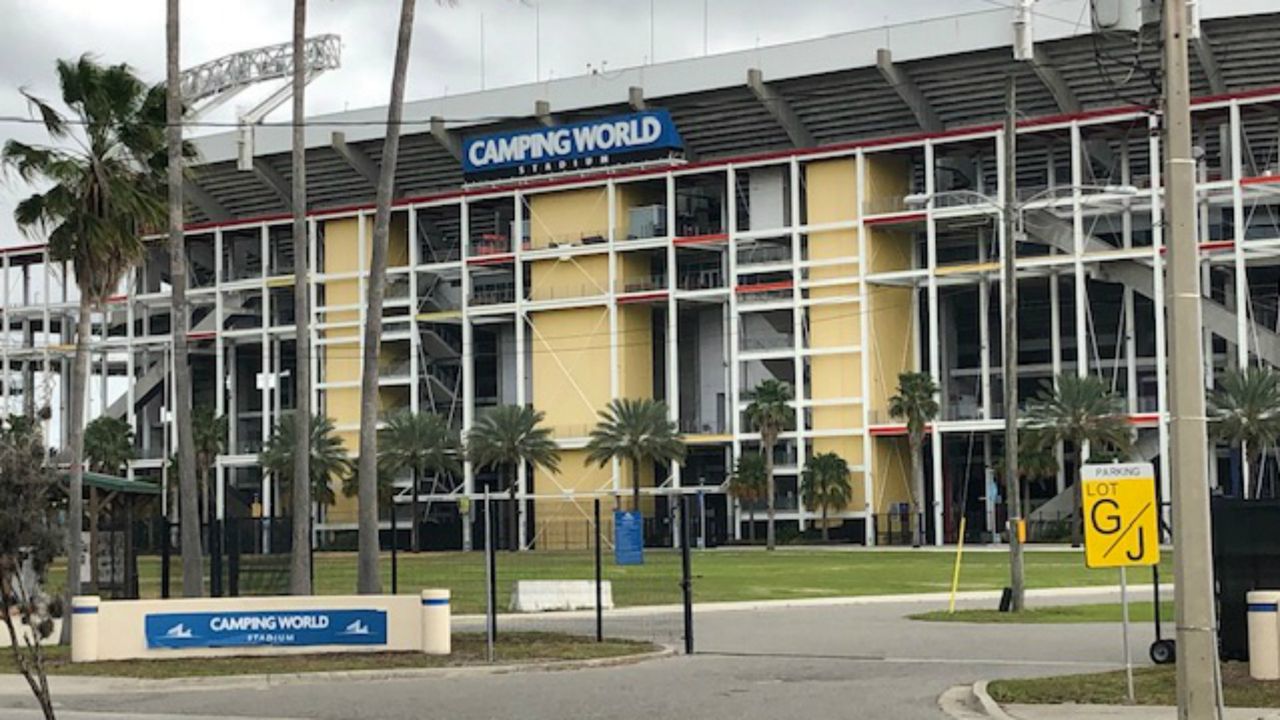 Orlando is about to begin construction on the $400 million renovation of Camping World Stadium. (Spectrum News 13/Sarah Winkelmann)