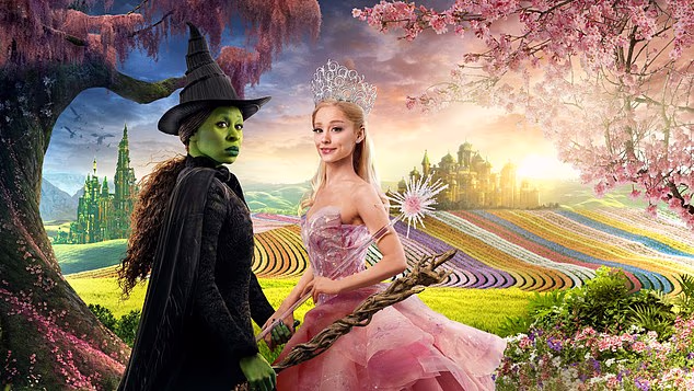 Wicked has exploded into a global phenomenon thanks to the two-part film adaptation starring Ariana Grande (pictured: right) as Glinda and Cynthia Erivo (L) as Elphaba