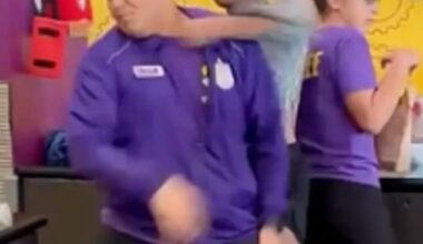 Kiara Bryant, 35, has been arrested after she was allegedly caught on camera punching a Miami Planet Fitness worker in the face on December 12