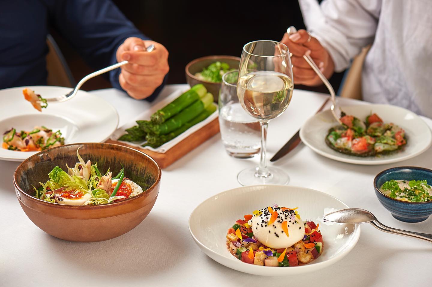 A sample of the fare at Bagatelle Miami River.