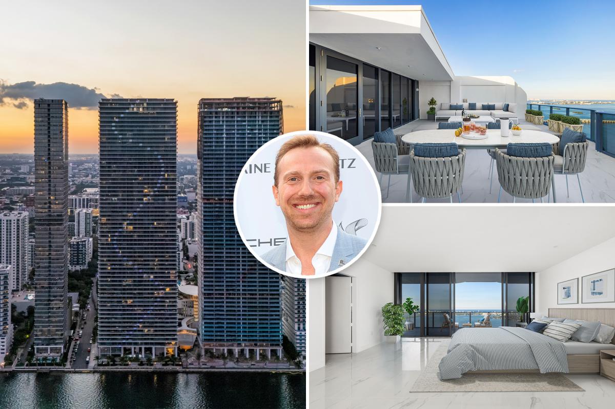 Exclusive | Anthony Marlowe asks $8.99M for his Miami triplex penthouse