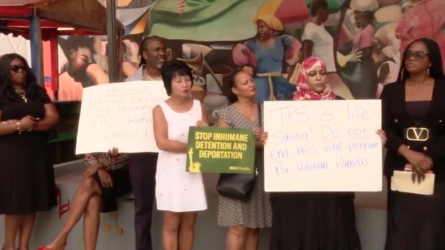 FANM holds press conference to address Trump administration decision to end temporary protected status for Haitians - WSVN 7News | Miami News, Weather, Sports