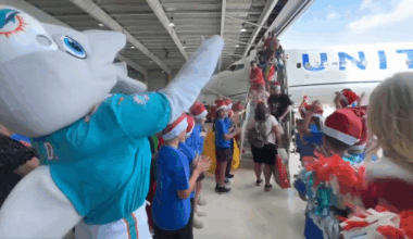 Families, patients at Joe DiMaggio’s Children’s Hospital board flight to see Santa in North Pole - WSVN 7News | Miami News, Weather, Sports