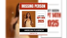 Angelina Plasencia missing flyer