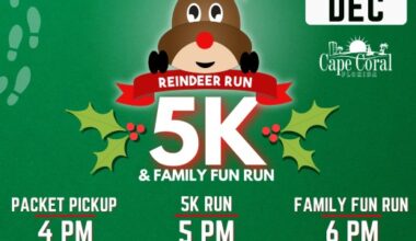 Cape Coral Hosting Fourth Annual Reindeer Run