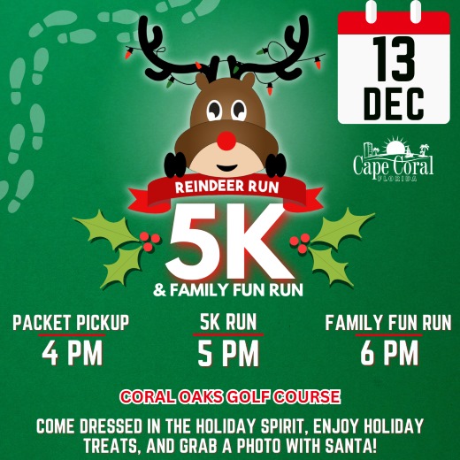Cape Coral Hosting Fourth Annual Reindeer Run