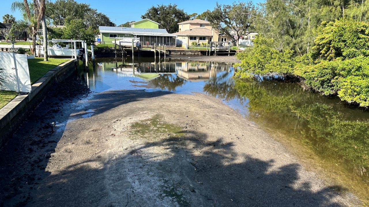 Public works says the Riviera Bay canal problem is now on its radar thanks to the Resilient St. Pete Action Plan. (Spectrum News/Josh Rojas)