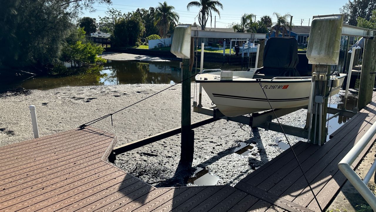 The public works administrator says that the dredge study is a direct result of walking tours earlier this year. (Spectrum News/Josh Rojas)