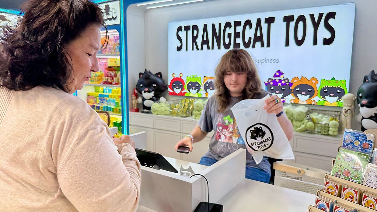 Even on a Monday, Strangecat Toys in Tampa saw numerous customers for the holiday shopping season. (Spectrum News/Erin Murray)