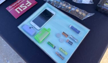 Hillsborough County officials are urging residents to properly dispose of lithium-ion batteries. (Spectrum News/Fallon Silcox)