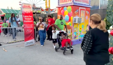 Embrace Girls Foundation treats families to holiday fun at Ripley’s Believe it or Not Christmas Park - WSVN 7News | Miami News, Weather, Sports