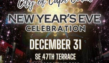 Cape Coral Hosting Third Annual New Year's Eve Celebration