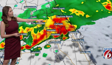 Cold front bringing big-time rain to Central Florida ahead of cooldown. Here’s your forecast