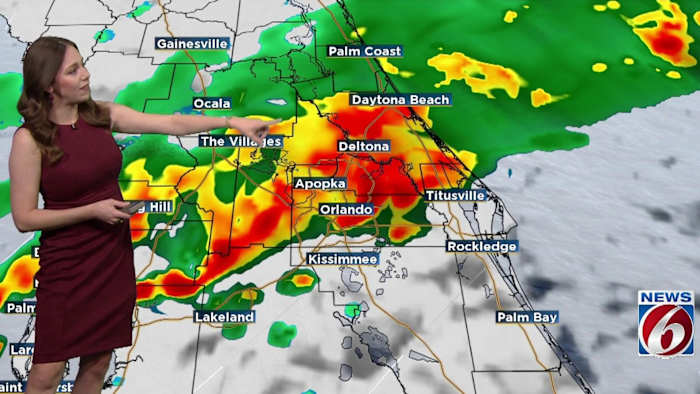 Cold front bringing big-time rain to Central Florida ahead of cooldown. Here’s your forecast