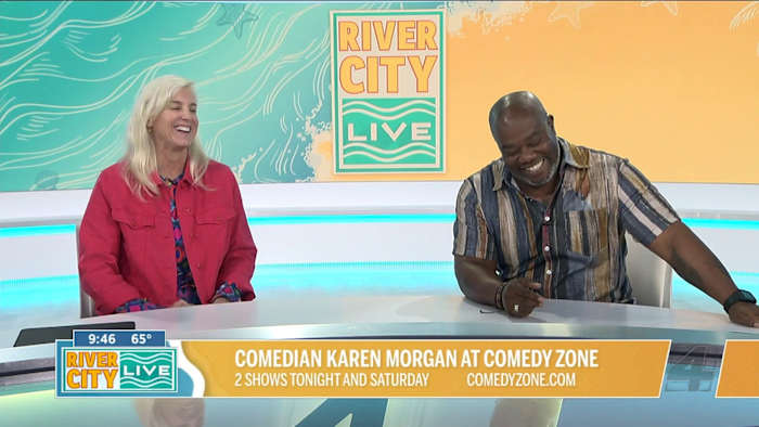 Comedian Karen Morgan in Jax