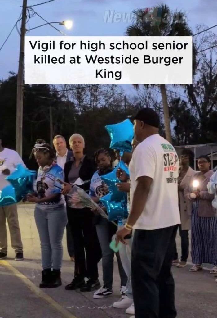 Vigil for high school senior killed at Westside Burger King