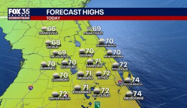 Orlando weather: Pleasant weather before another cold front arrives