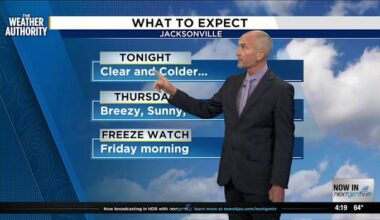 Another round of frost and freezing temperatures are on the way...