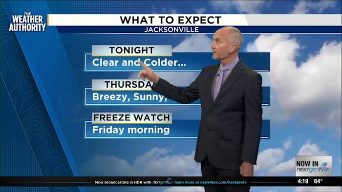 Another round of frost and freezing temperatures are on the way...