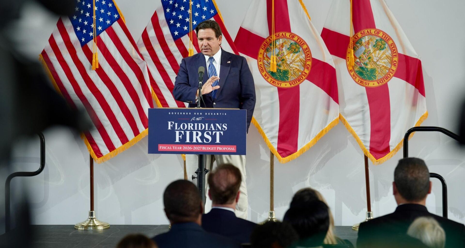 In Orlando, DeSantis proposes $117B budget that bans 'social justice' efforts