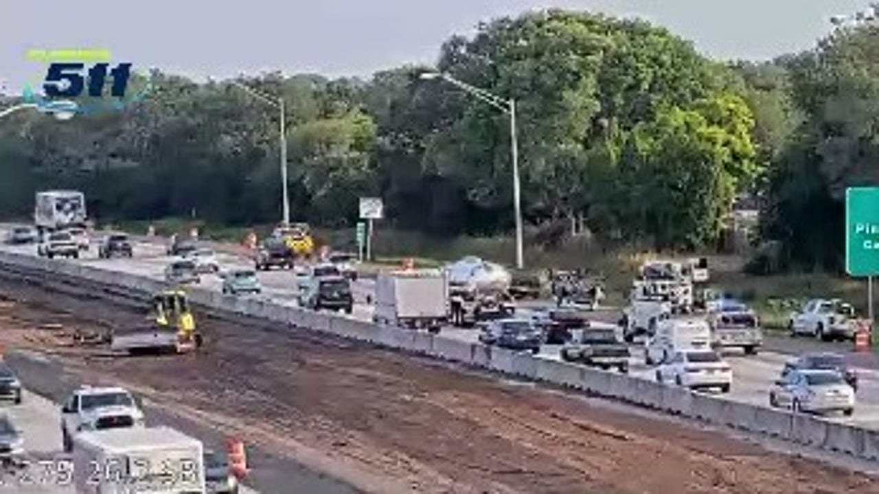I-275 northbound lanes back open after rollover crash: FHP