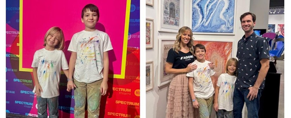 South Florida 7-and-9 Year Old Brothers Dazzle During Annual Red Dot Miami 