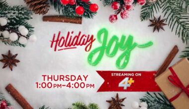Watch News4JAX+ as we spread ‘Holiday Joy’ to support families in need on Thursday from 1-4 p.m.